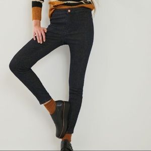 Pilcro Shimmer High Rise Denim Leggings